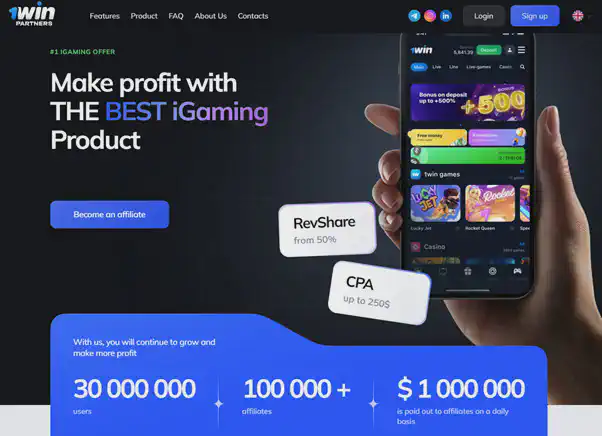 1win affiliate program