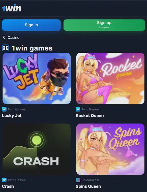 1win app